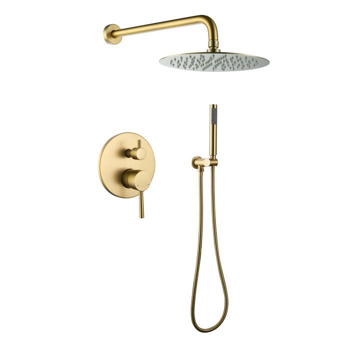 Selected Two Handles Shower Faucet RoughIn Valve & Reviews Wayfair